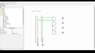 Design of 2 x 4 decoder using Logisim [upl. by Sibyls]