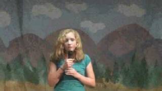 Jodie Cay Desrosiers Sings quotCrazierquot in Scotland CT [upl. by Grati]