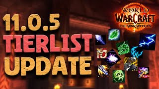 RANKING ALL SPECS amp CLASSES IN MYTHIC  1105 PATCH UPDATE  The War Within [upl. by Gwendolen]