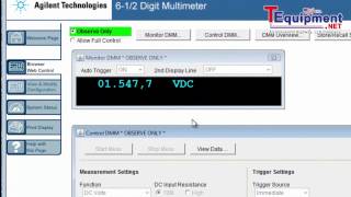 Agilent 34410A Digital Multimeter Transferring Readings to a PC [upl. by Godfree6]