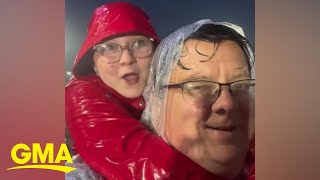 Dad and daughter have sweet moment at Taylor Swift Concert [upl. by Lentha]