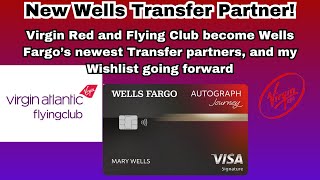 Wells Fargo Adds Virgin as Transfer Partner [upl. by Anayik504]