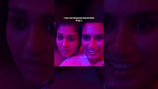 Girls friendship status Nayanthara amp Parvathi Ladysuperstarnayanthara Youtube Shorts Status [upl. by Eessej]