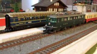 Märklin SBB Ae66 Omokochi modelbahn June 23 2007 [upl. by Atnad]