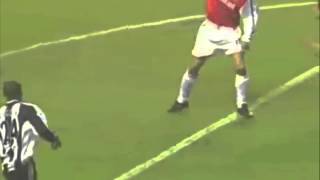 Dennis Bergkamp vs Newcastle  Best goal ever [upl. by Rennane]