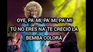 Bemba Colorá Karaoke 🎤 Celia Cruz [upl. by Attenwahs]