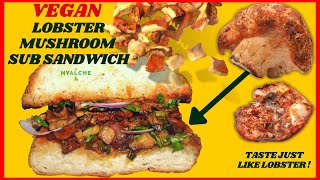 Vegan Lobster Mushroom Sub Sandwich [upl. by Annavas257]