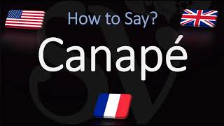 How to Pronounce Canapé CORRECTLY [upl. by Ovid]