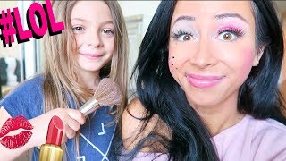 6 YEAR OLD DOES MY MAKEUP [upl. by Cotterell]