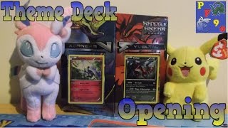 Pokemon XY Battle Arena Decks Xerneas vs Yveltal Opening [upl. by Nedyrb999]