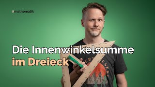 Die Innenwinkelsumme im Dreieck [upl. by Chesney]