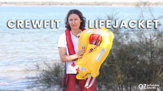 Crewfit 165N Sport Inflatable Lifejacket from Crewsaver [upl. by Llemert]