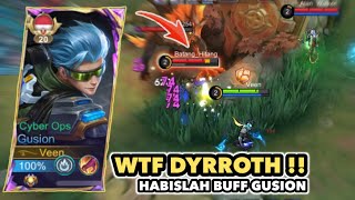 DIRUSUH DYRROTH AWAL GAME LIHAT BALASANNYA GUSION GAMEPLAY MLBB [upl. by Lewej]