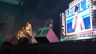 GOT7 Perth fan meet fancam  End of show speeches [upl. by Leduar]