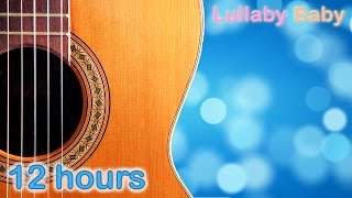 ☆ 12 HOURS ☆ Relaxing GUITAR Music amp OCEAN Sounds ♫ ☆ NO ADS ☆ Peaceful Acoustic Guitar Sleep Music [upl. by Ovid]