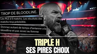 Triple H  Ses pires choix  je vous laisse la parole [upl. by Clair33]