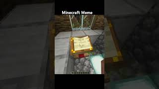 Minecraft Meme from school shorts shortvideo [upl. by Diana]