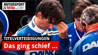 Formel1Geschichte Die fürchterlichsten Titelverteidigungen [upl. by Ahsitan]