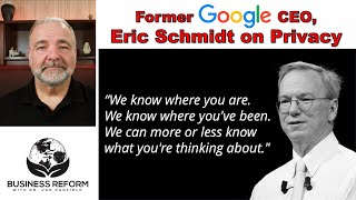 Former Google CEO Eric Schmidt on Privacy [upl. by Julee]