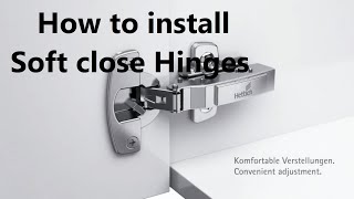 Hettich Soft Close Hinges  Sensys hinge [upl. by Nimra]