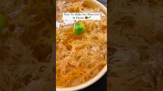 How To Make Sea Moss Gel 🌱☺️ vegan seamoss veganmom blackvegans veganlife healthyliving [upl. by Pardew]