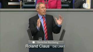 Roland Claus DIE LINKE Rechtssicherheit in Sachen Lauben Datschen und Garagen aus der DDR [upl. by Freedman114]