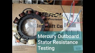 Mercury Outboard Stator Resistance Testing [upl. by Ahsyle580]