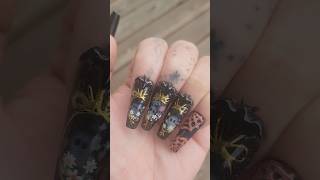 Ghosties with the mosties by Amanda Engel spookynails ghostnails nailart halloween nails [upl. by Cohette]