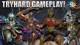 5 TRYHARD DUEL GAMES  Grandmasters Ranked Duel  SMITE [upl. by Alpert]