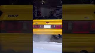 Fc rx7 cold start🔥rx7 automobile video car cars exhaust trending shorts jdm [upl. by Shulins279]