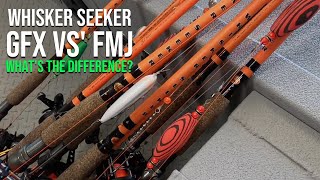 Whisker Seeker Catfish Rods GFX Vs FMJ Whats The Difference [upl. by Ellicott]