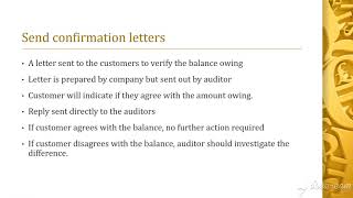 Substantive Analytical Procedure Trade Receivables [upl. by Orfield]