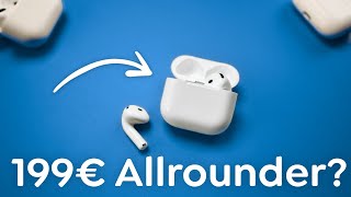 AirPods 4 mit Active Noise Cancelling  Unboxing amp Vergleich mit AirPods 3 und AirPods Pro 2 [upl. by Cindra]