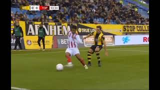 Mauresmo Hinoke skills vs Vitesse Arnhem  liga 2 Belanda [upl. by Faustina101]