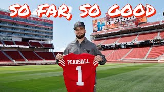 Why Ricky Pearsall Looks Good in 49ers OTAs [upl. by Rialcnis]