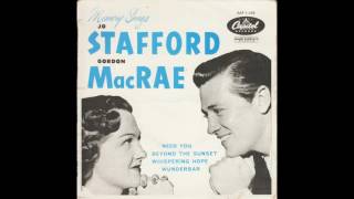 Jo Stafford amp Gordon MacRae Wunderbar 1950 [upl. by Aleahcim]