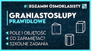 DLACZEGO NIE OGARNIASZ GRANIASTOSŁUPÓW 📐 Zrozum to raz na zawsze ✅️  Egzamin Ósmoklasisty 2025 [upl. by Appleby]