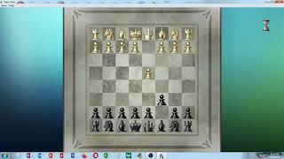 Chess Titans level 6 using both black and white vs computer Windows 7 silent video [upl. by Glory]