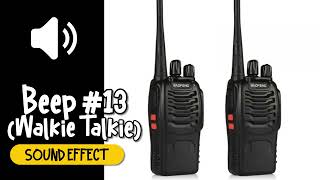 Beep 13 Walkie Talkie Sound Effect  嗶 13 對講機 音效 High Quality [upl. by Dihsar]