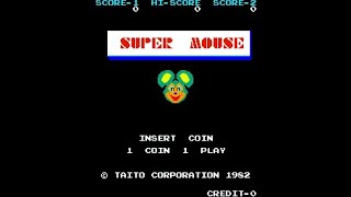 Super Mouse  Arcade Taito 1982 [upl. by Lokkin]