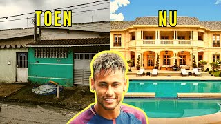 10 Huizen Van Voetballers  Toen en Nu  Ronaldo Messi Neymar etc [upl. by Eidod493]