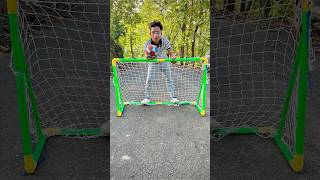 Big football goal post set with netballIndoor outdoor football sports games set unboxing🔥 [upl. by Sanson517]