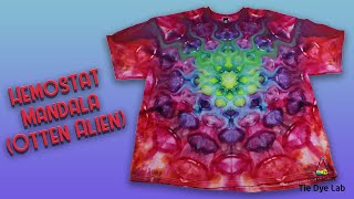 Tie Dye Designs Hemostat Mandala Ice Dye Otten Alien [upl. by Avehstab]