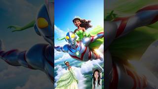 Princess Good Story flies in a blue sky with ultraman shorts princess disneyprincess [upl. by Ambrosi]