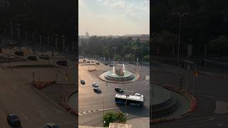 Palacio de Cibeles Viewpoint in Madrid Spain travel spain madrid [upl. by Donnenfeld]