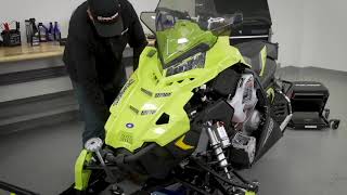 Remove the Hood and Side Panel  Sled Ready Tips  Polaris Snowmobiles [upl. by Heddy272]