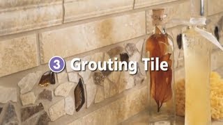 How to Grout Your Tile or Stone [upl. by Nahtam770]