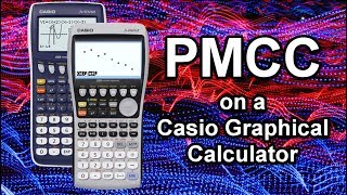 Correlation Coefficient PMCC on a Casio Graphical Calculator Statistics S1 A Level  IB [upl. by Azne618]