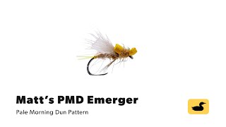 Fly Tying Tutorial Matts PMD Emerger [upl. by Moll]