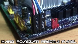 Kako povezati prednji panel i USB [upl. by Immij]